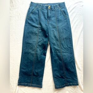 Democracy fab ab wide leg denim